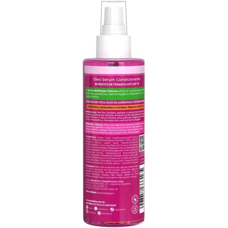 óleo sérum salon line cachos dos sonhos multy definição intensa 200ml