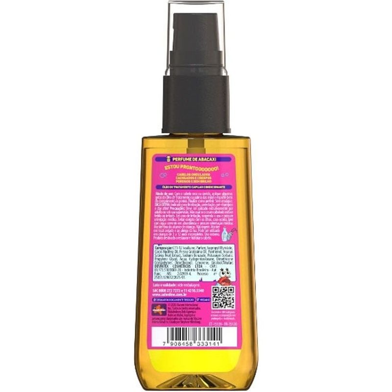 óleo de tratamento salon line bob esponja sos cachos 42ml