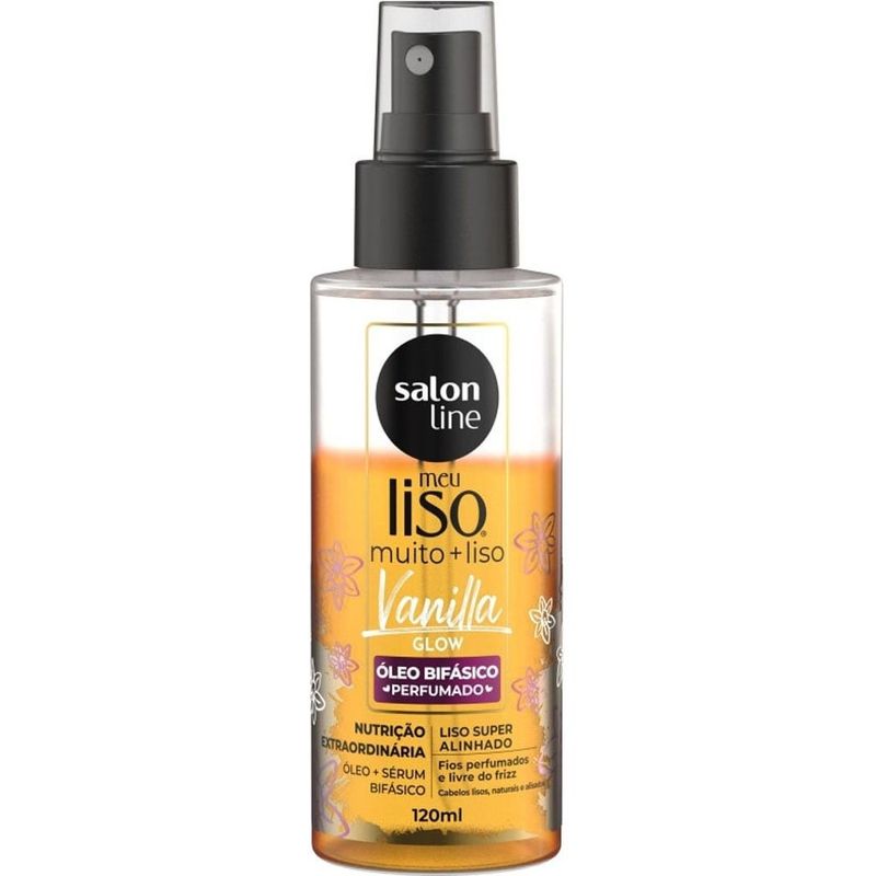 óleo sérum salon line meu liso muito + liso 120ml
