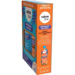 kit definição natural salon line shampoo 300ml + creme multifuncional 300ml