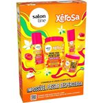 kit xêrosa baunilha doce salon line shampoo 300ml + condicionador 200ml