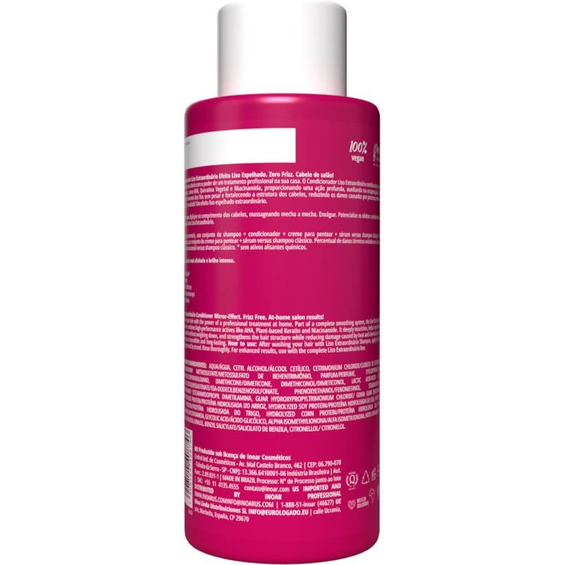 condicionador inoar liso extraordinário 500ml