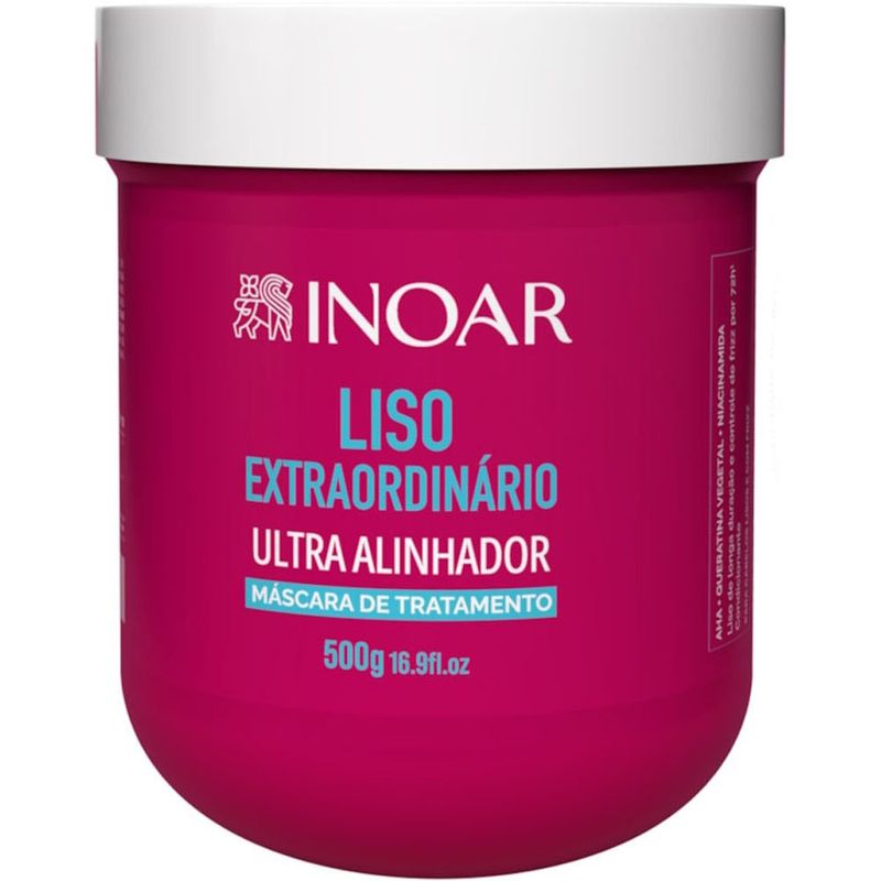 máscara de tratamento inoar liso extraordinário 500g