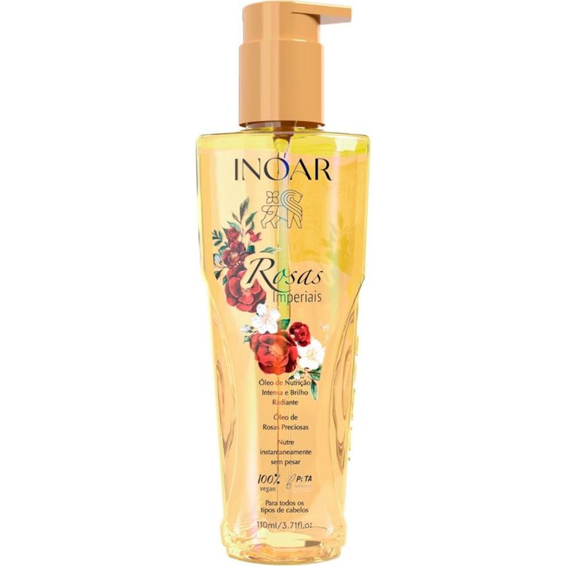Óleo Nutrição e Brilho Inoar Rosas Imperiais 110ml