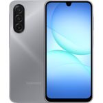 smartphone samsung galaxy a17 128gb cinza tela 6.7" câmera 50mp 4gb ram