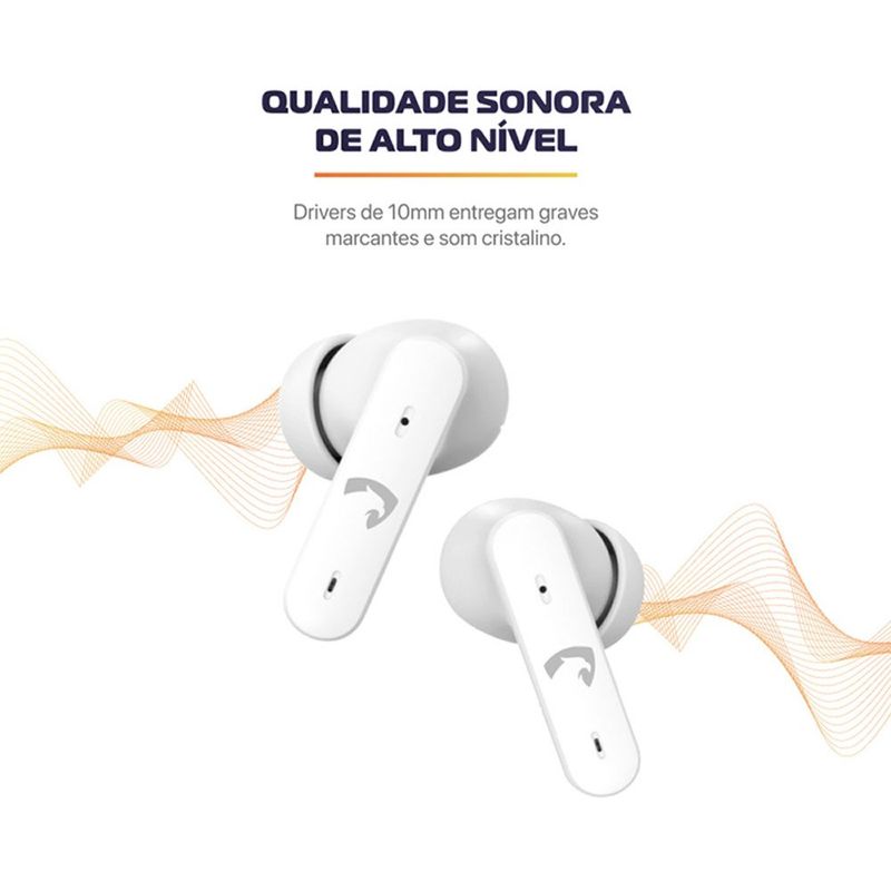 fone de ouvido bluetooth amet tws sound x 7003d8 branco ag-bi