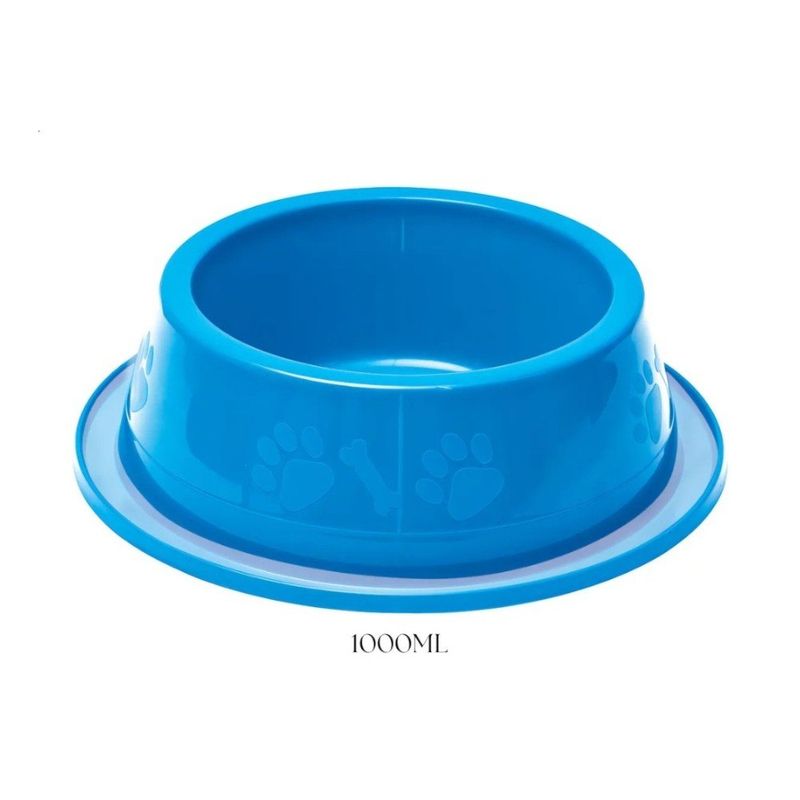 comedouro e bebedouro stillpet anti-formiga grande 1000ml azul (mp)