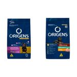 ração para cães adulto origens porte mini e pequeno frango e cereais 3kg (mp)