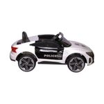 carro elétrico infantil zippy toys audi polícia branco 12v (mp)
