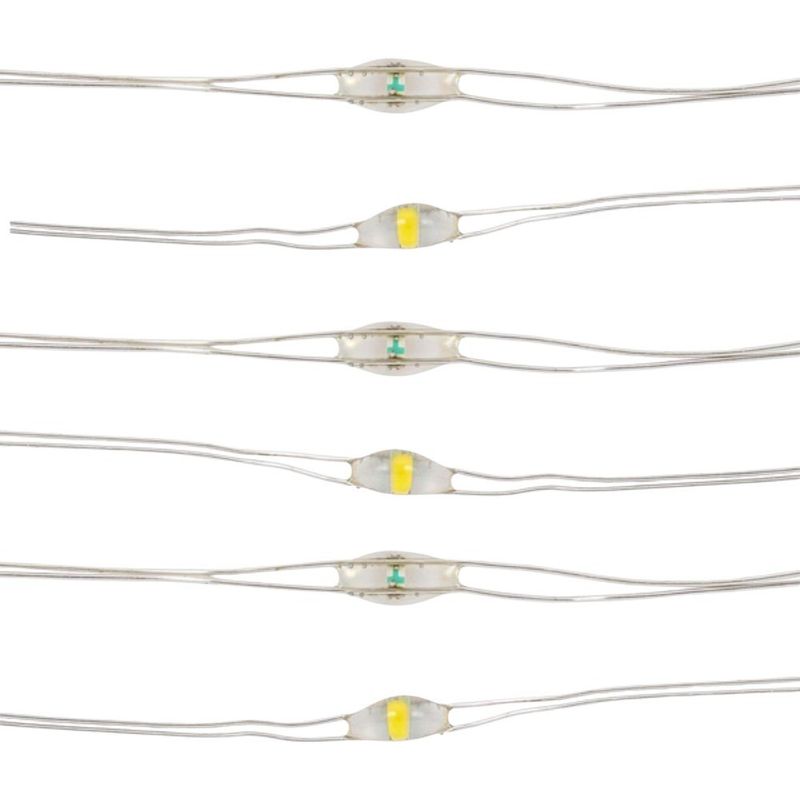 cordão de led cromus fio de fada prata 30 leds branco 3aa (mp)