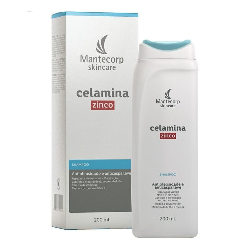 shampoo anticaspa celamina zinco 200ml