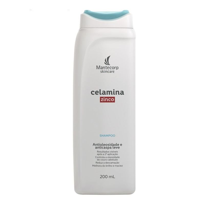 shampoo anticaspa celamina zinco 200ml