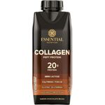 bebida proteica collagen pept protein essential nutrition sabor chocolate belga 250ml