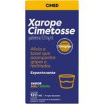 cimetosse guaifenesina 13,33mg/ml xarope 120ml sabor mel e menta