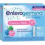 enterogermina bacillus clausii 5ml probiótico criança e adulto 5 flaconetes opella