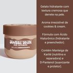 gelato hidratante corporal dailus sweet skin ice cream cookie & cream 200ml