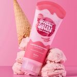 sabonete esfoliante corporal crocante dailus sweet skin ice cream morango ao leite 200ml