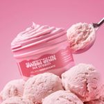 gelato hidratante corporal dailus sweet skin ice cream morango ao leite 200ml