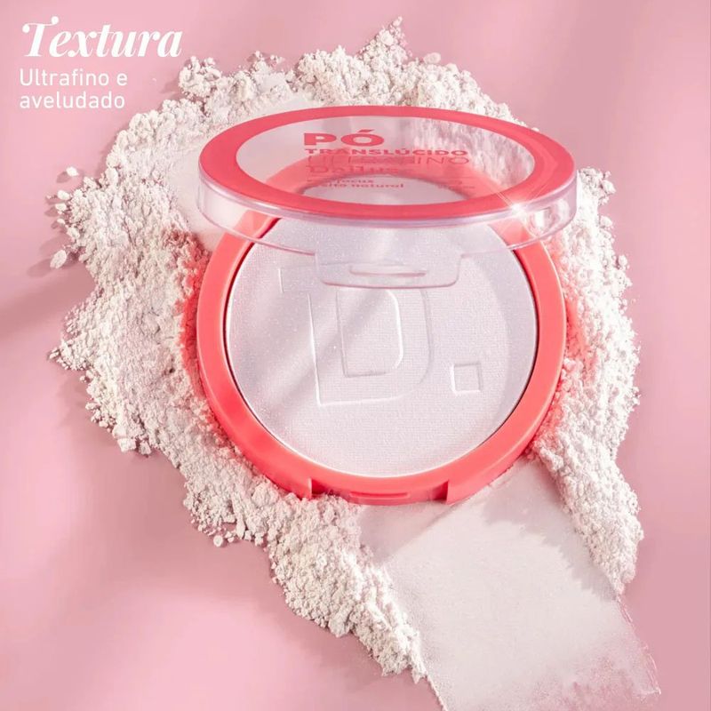 pó translúcido facial dailus ultrafino compacto efeito natural