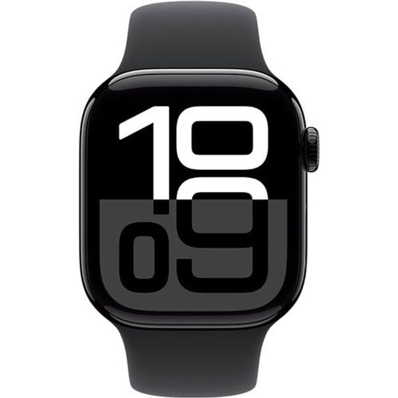 apple watch series 10 42mm pulseira esportiva preto a-bi