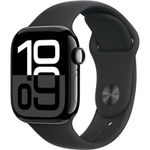 apple watch series 10 42mm pulseira esportiva preto a-bi