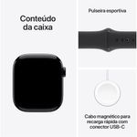 apple watch series 10 42mm pulseira esportiva preto a-bi