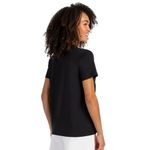 camiseta básica feminina g olympikus comfy corre preta (mp)