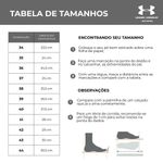 tênis basquete masculino n°43 under armour hooper cinza (mp)