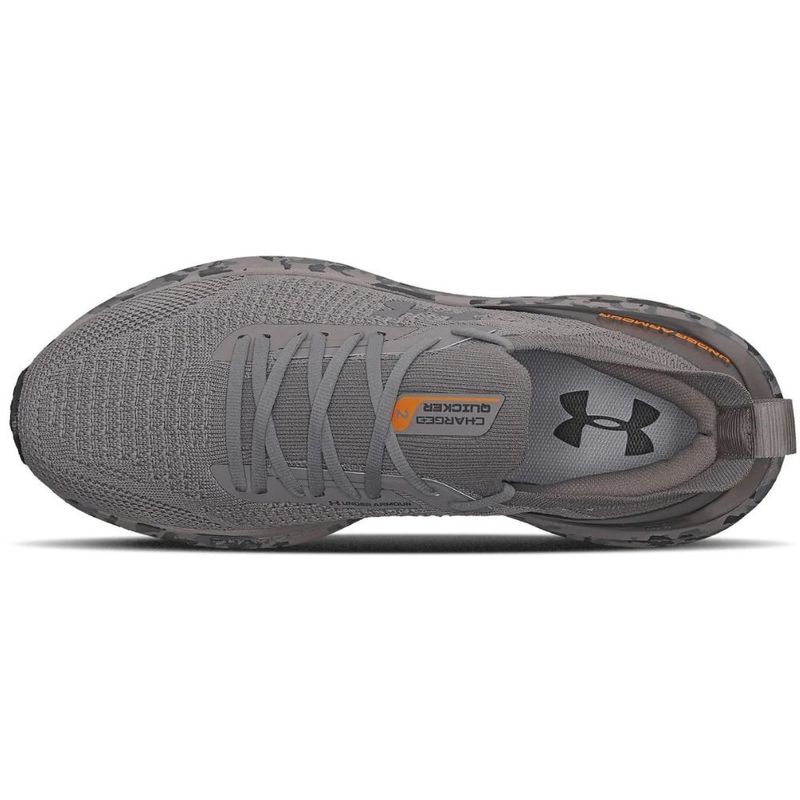 tênis corrida masculino n°39 under armour charged quicker 2 cinza (mp)