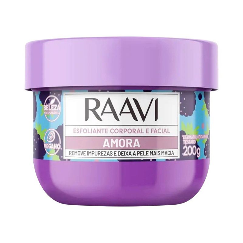 esfoliante facial corporal raavi amora 200g (mp)