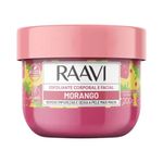 esfoliante facial corporal raavi morango 200g (mp)