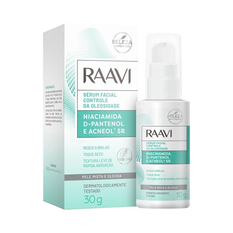sérum controle oleosidade raavi 30g (mp)