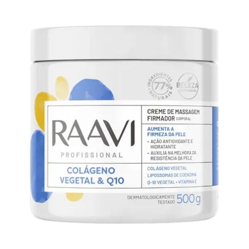 creme colágeno vegetal raavi 500g (mp)