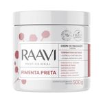 creme massagem raavi pimenta preta 500g (mp)