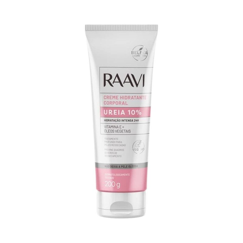 creme hidratante ureia 10% raavi 200g (mp)
