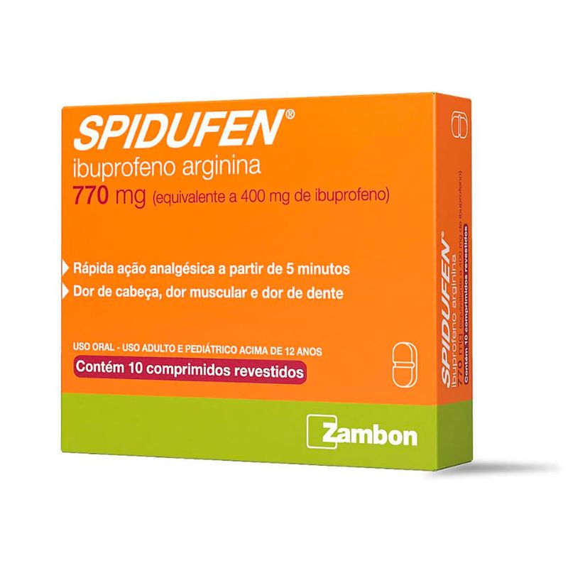 spidufen 770mg 10 comprimidos revestidos zambon