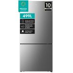 geladeira hisense inverse frost free 499 litros porta reversível 127v inox rb5p504nac31