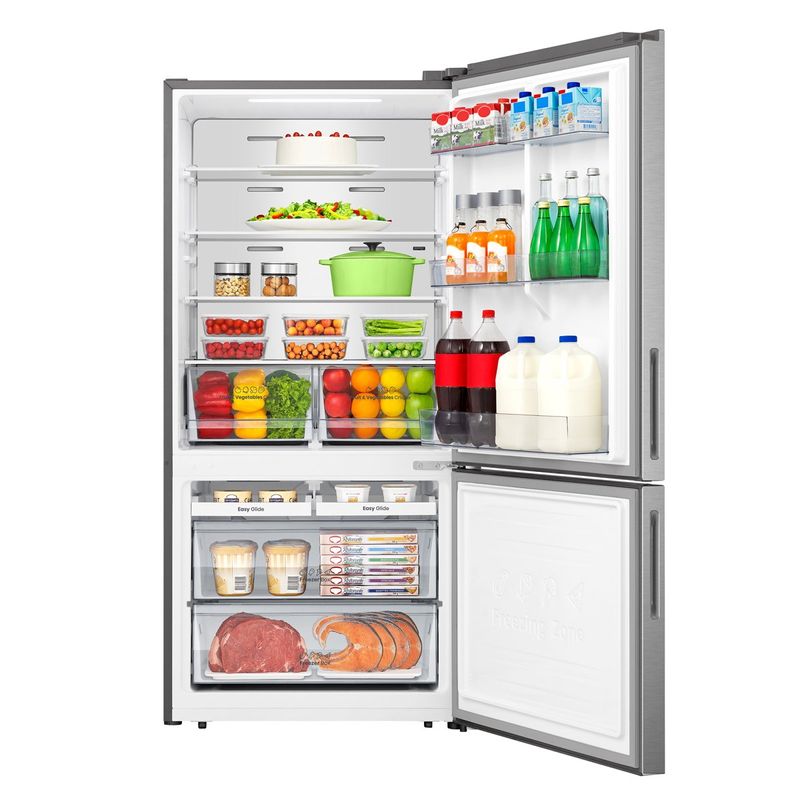 geladeira hisense inverse frost free 499 litros porta reversível 127v inox rb5p504nac31