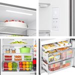 geladeira hisense inverse frost free 499 litros porta reversível 127v inox rb5p504nac31