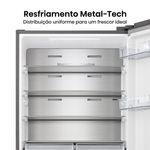 geladeira hisense inverse frost free 499 litros porta reversível 127v inox rb5p504nac31