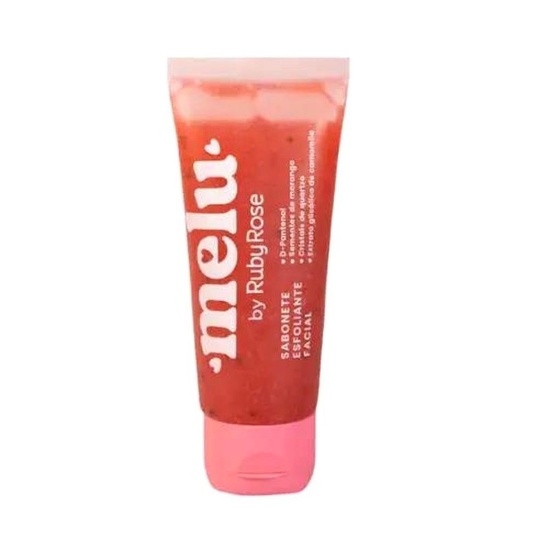 sabonete esfoliante facial ruby rose morango (mp)