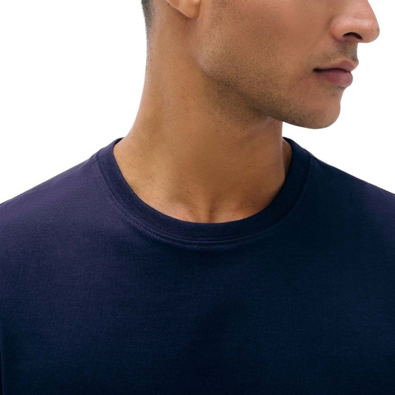 camiseta masculina hering super cotton comfort 100% algodão azul xxg (mp)