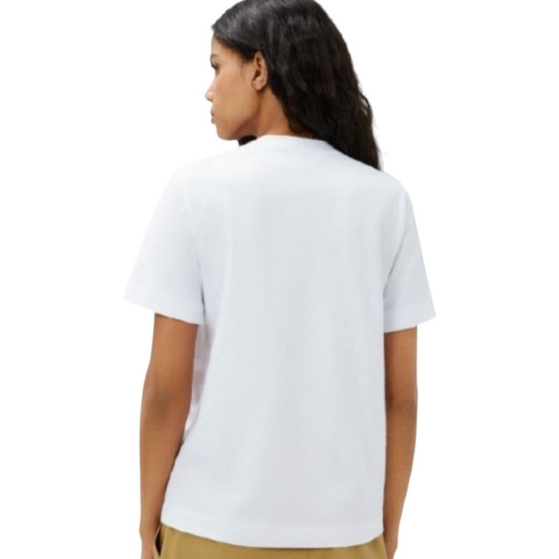 camiseta básica feminina hering super cotton 100% algodão branca g (mp)