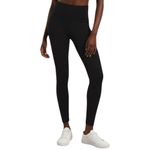 calça legging esportiva feminina m hering sports canelada sem costura preto (mp)