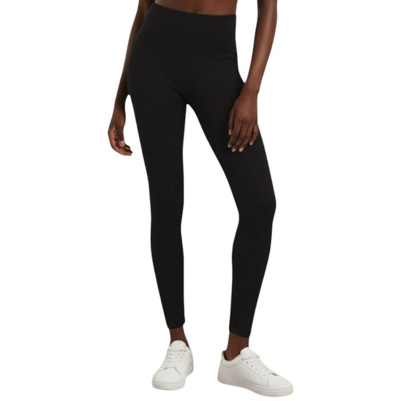 calça legging esportiva feminina m hering sports canelada sem costura preto (mp)