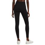 calça legging esportiva feminina m hering sports canelada sem costura preto (mp)