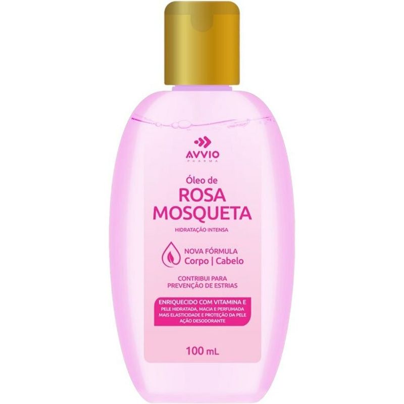 óleo de rosa mosqueta capilar e corporal vitamina e 100ml avvio