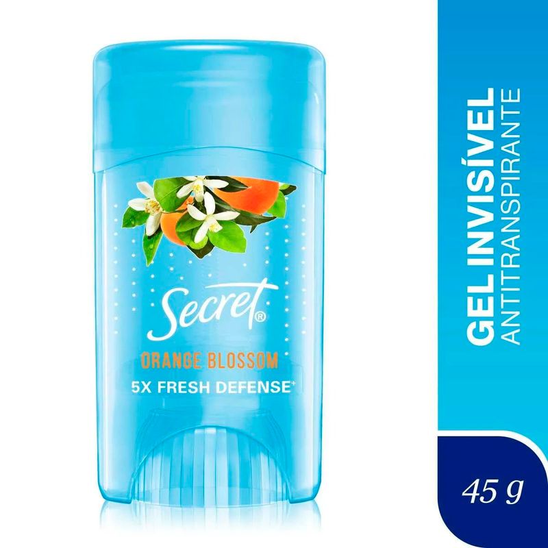 desodorante twist stick barra secret orange blossom 48h 45g
