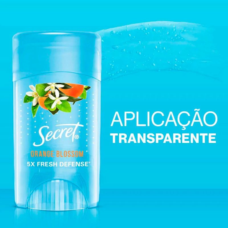 desodorante twist stick barra secret orange blossom 48h 45g