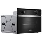 forno elétrico de embutir consul 47 litros 127v preto cob47be